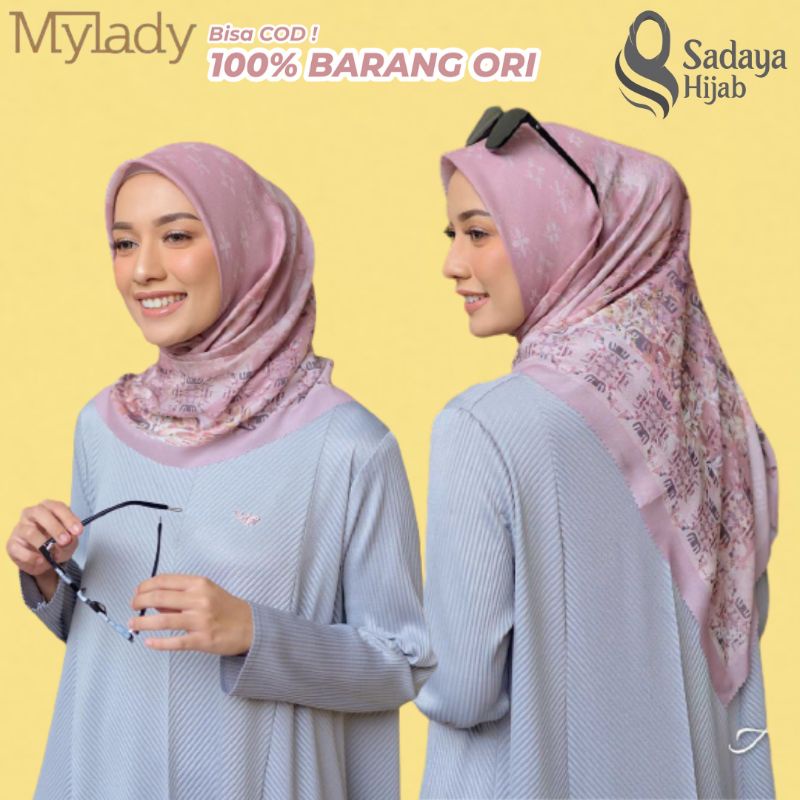 my lady original Ayuni kerudung segi empat hijab ori