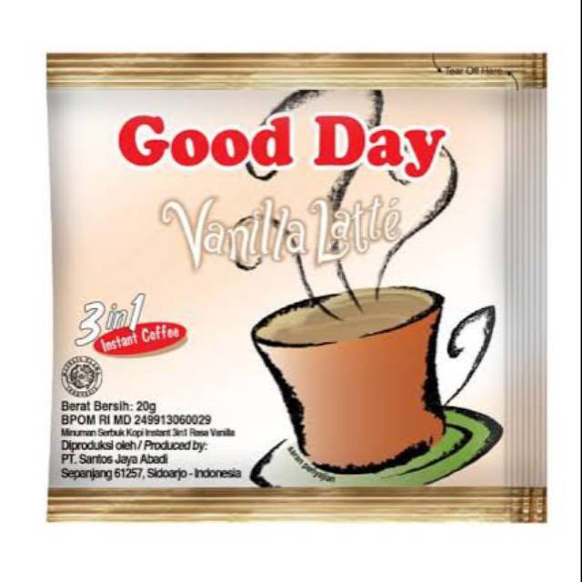 

Kopi Good Day Vanilla Latte 20g