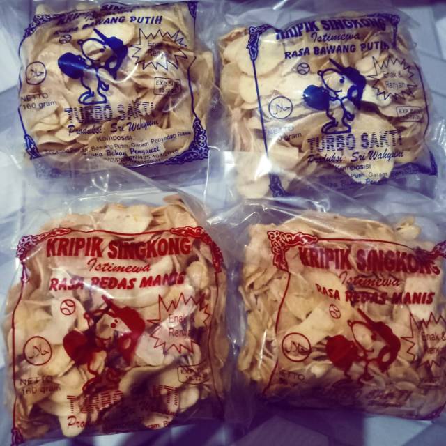 BEST SELLER Keripik/Kripik singkong asli madura 160gram ...