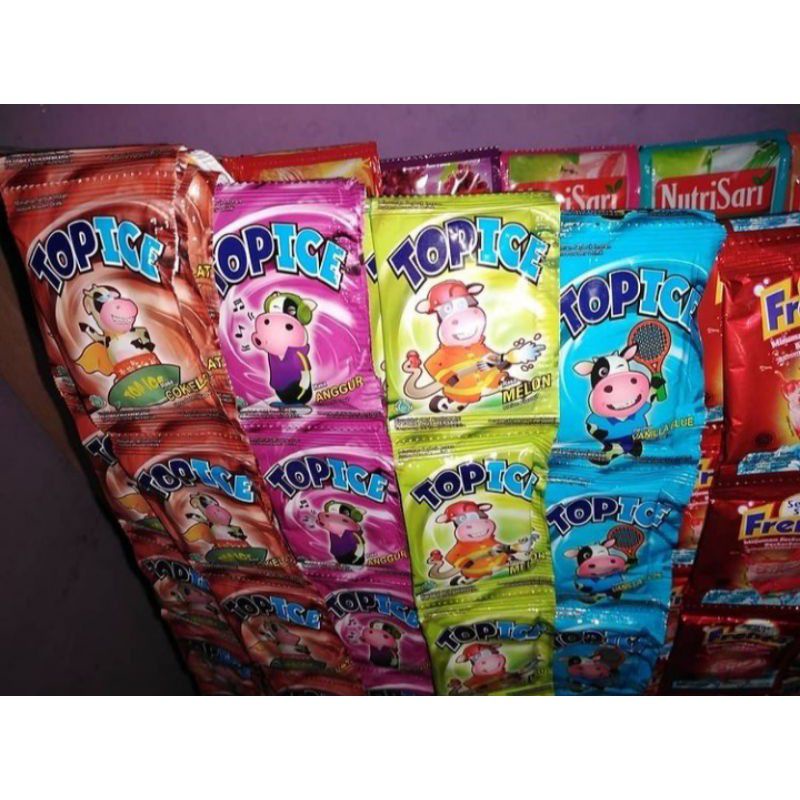 Chocorio Top ice Minuman Instant Serbuk Aneka Rasa ( 1 Renceng=10Sachet )