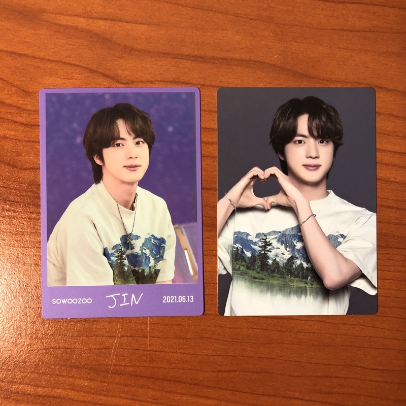BTS Sowoozoo MPC Jin Seokjin Unit Mini Photocard PC