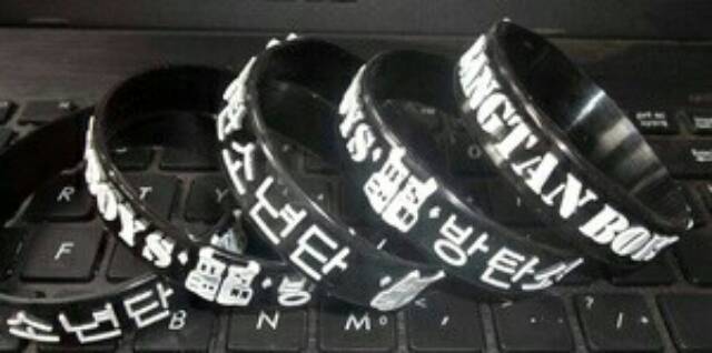 Gelang wirstband kpop exo bts suju bigbang seventeen ikon snsd got7 5sos justin bieber cjr infinite