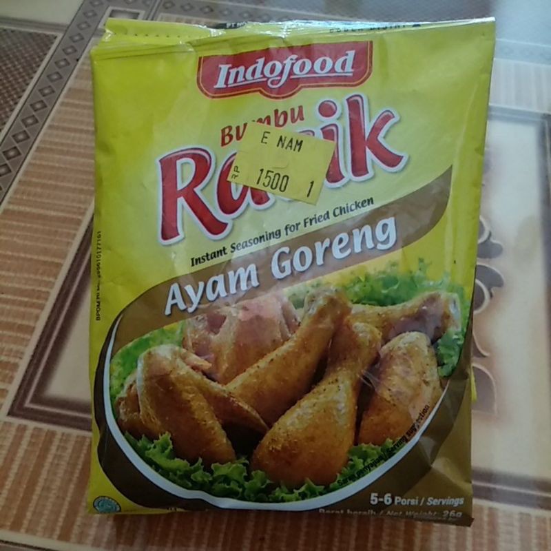 

bumbu racik ayam goreng 5-6porsi 26g
