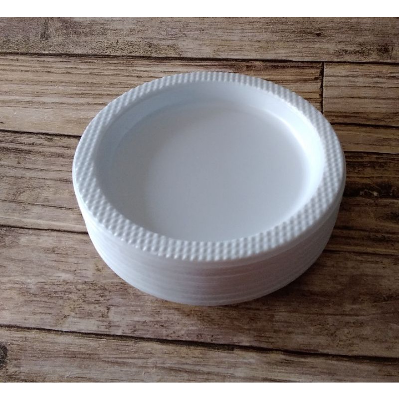 Piring Plastik Kecil - Piring Kue 50 ocs