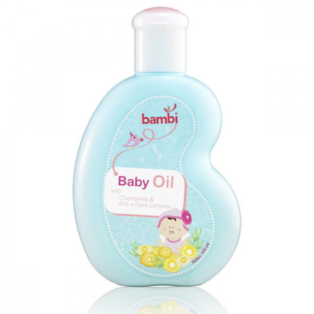 Bambi Baby Oil 100ml - Minyak Bayi