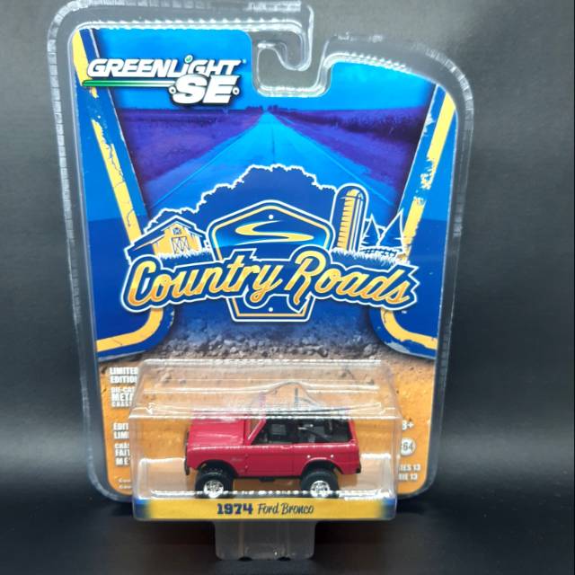 Greenlight SE Country Roads Ford Bronco 1974 Original By Greenlight