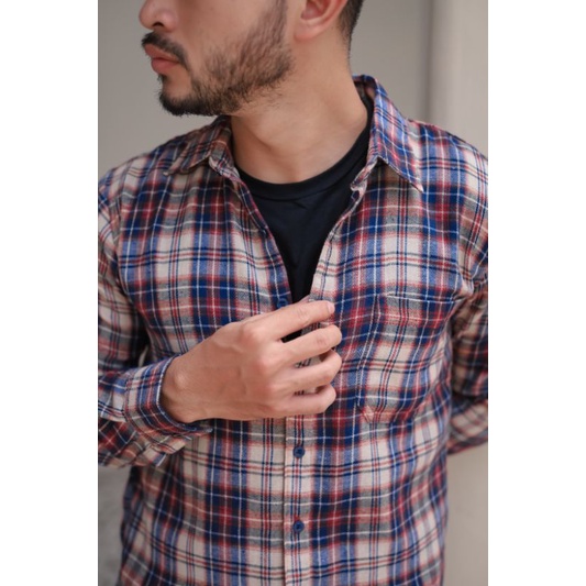 Mubeng X Bleed Limited Kemeja Flannel Code 07