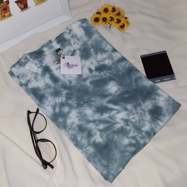 KAOS TIE DYE (HITAM)