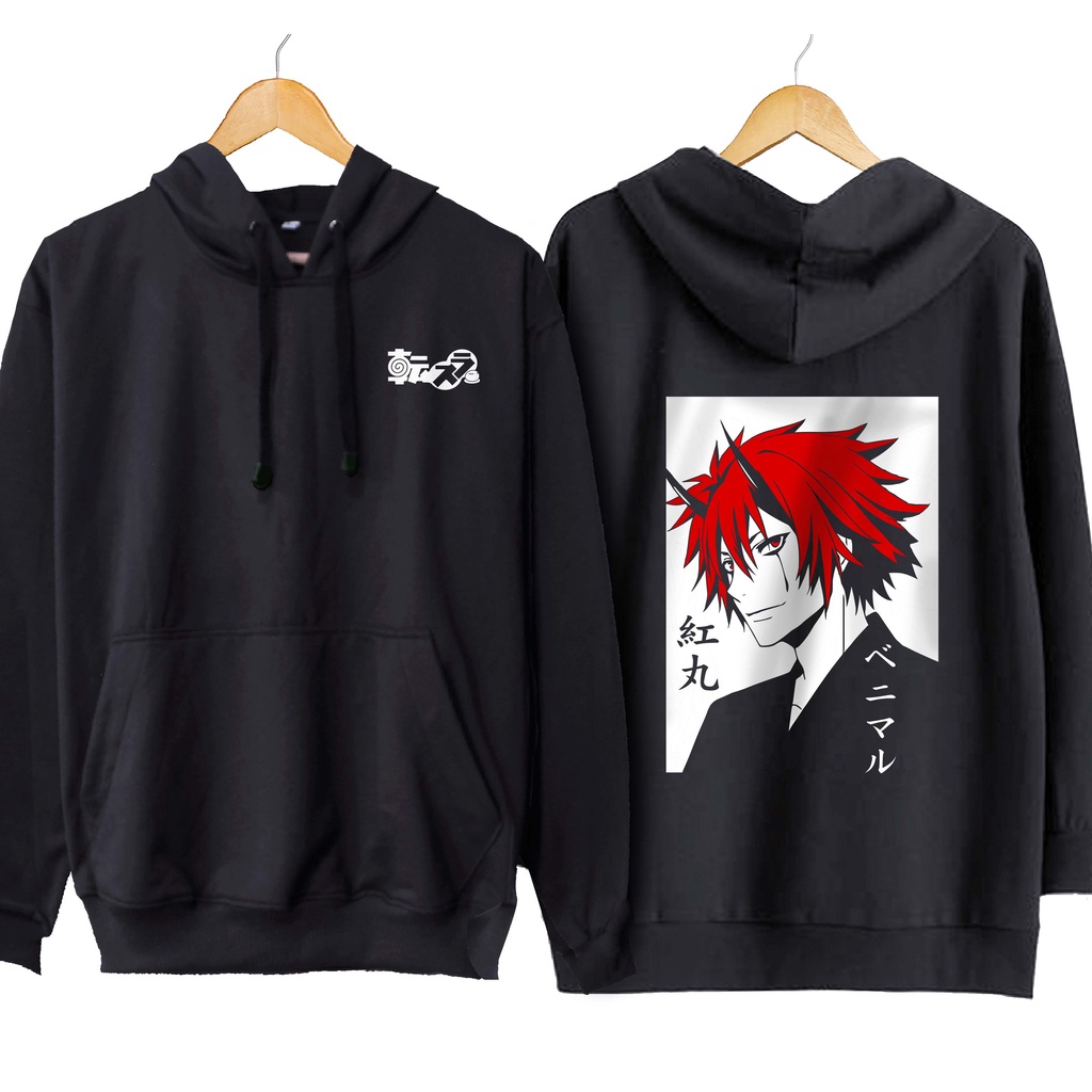 Jaket hoodie jumper anime BENIMARU ONI KING - TENSEI SHITARA SLIME DATTAKEN material cotton fleece