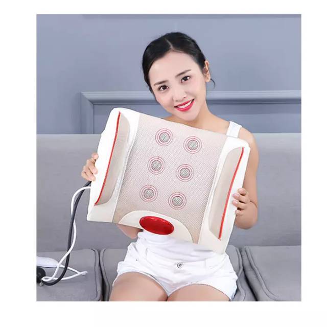 Bantal pijat pemanas infrared untuk punggung ,leher maupun kaki