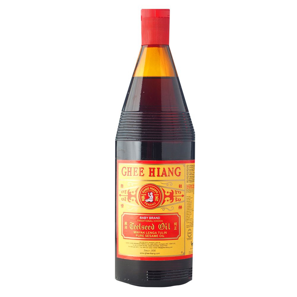 

ORIGINAL GHEE HIANG – BABY SESAME OIL Minyak Wijen Botol (Besar) (700 ML)