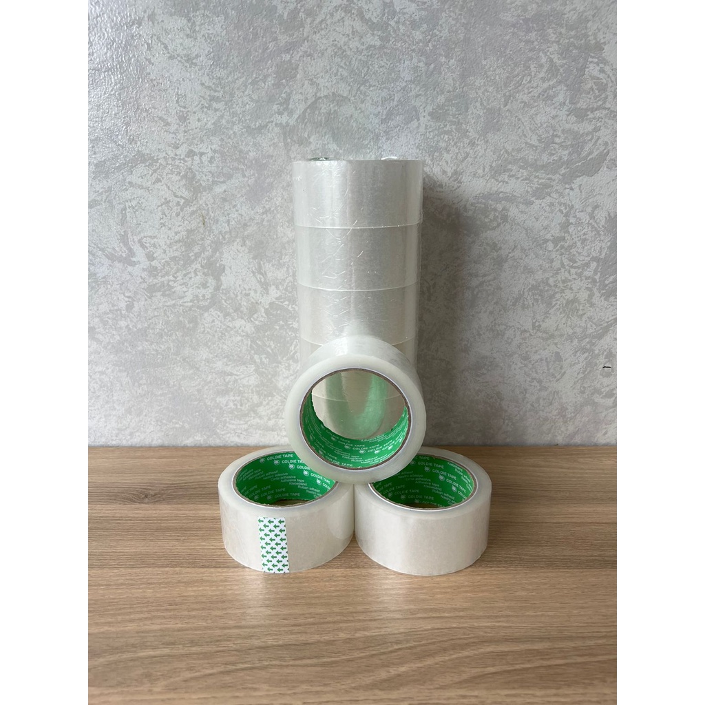 

Lakban Bening Transparan 2" 45mm x 72Yard Goldie OPP Tape