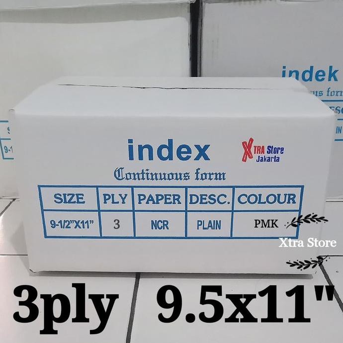 

kertas continuous form 3ply 9.5 x 11inch berkualitas