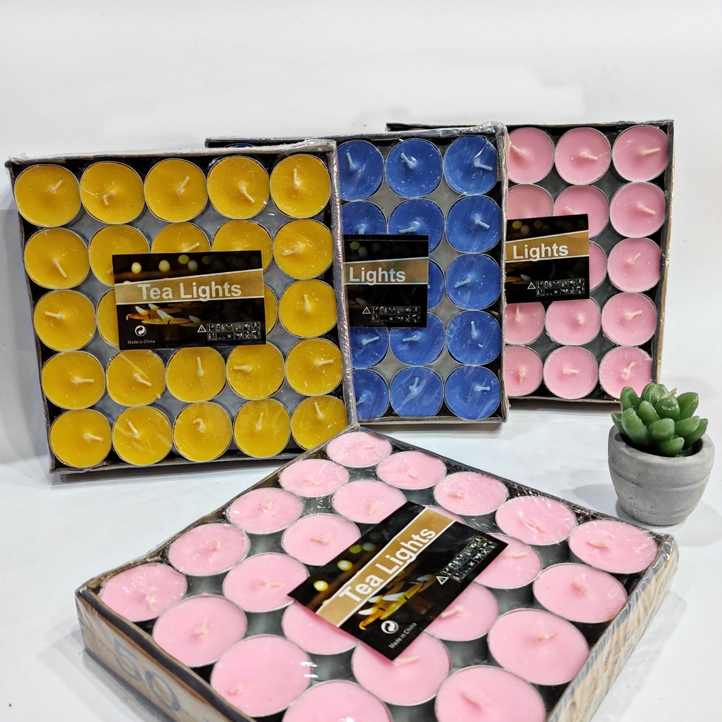 Lilin Aroma Terapi / Lilin Tea Light / Tea Light Candle - 50 pcs