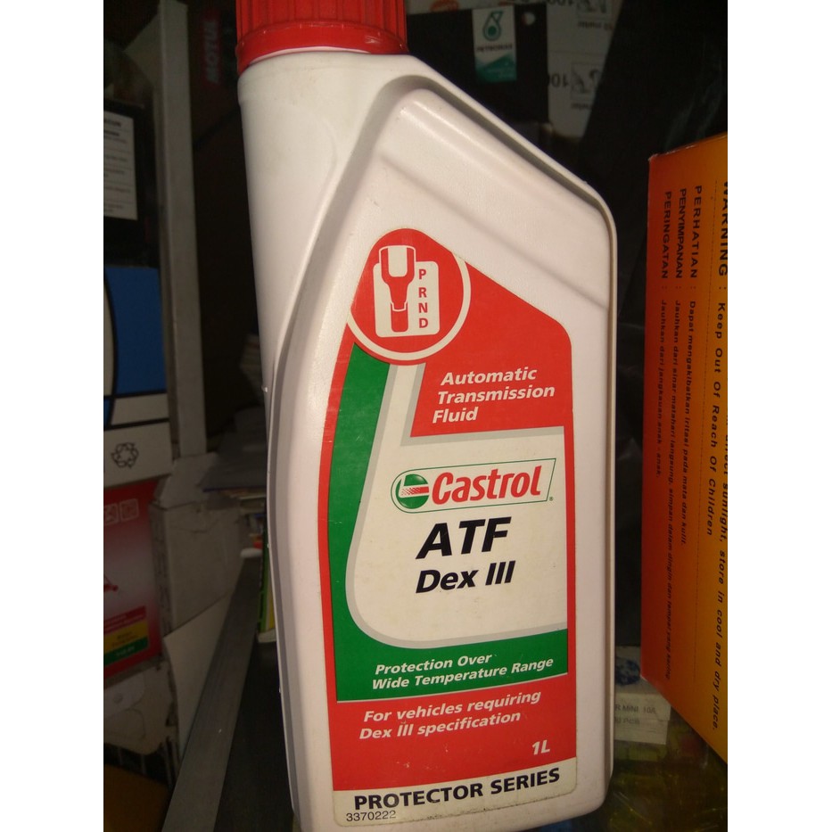 Oli transmisi otomatis Castrol ATF Dex III / Dex 3 kemasan 1L