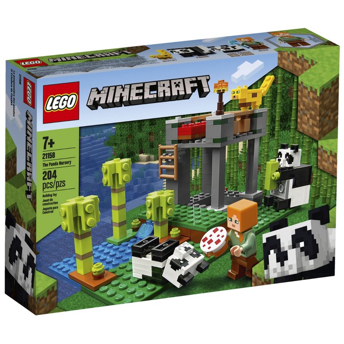 lego minecraft 21158 the panda nursery