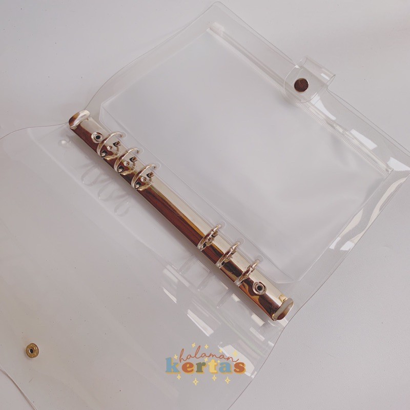 

Binder Accessories for 6rings Binder A5 and A6 (Zipper, file, ruler, photo case, washi tapes slot)