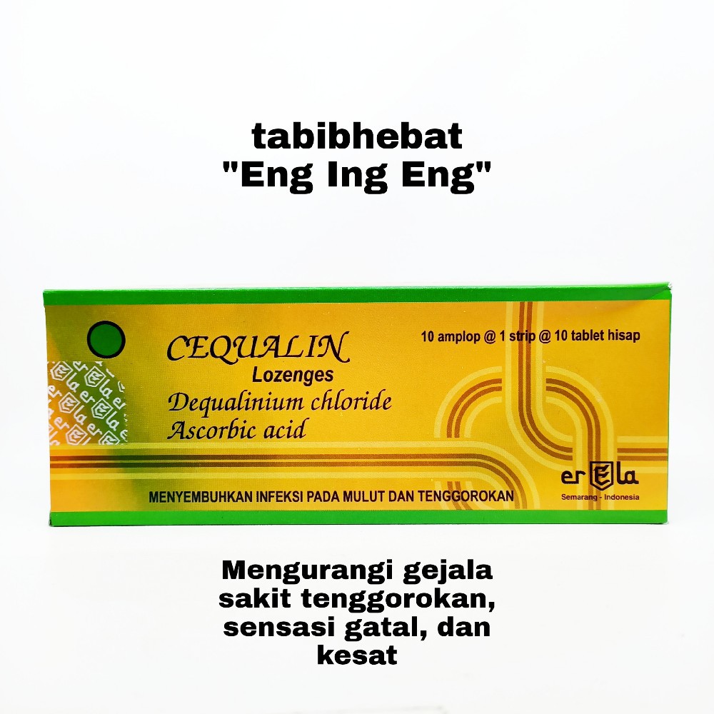 Cequalin Lozenges BOX isi 100 Tablet Isap