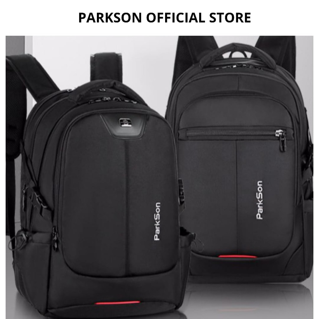 Tas pria/Waterproof/Ransel Parkson Pria/ Ransel Laptop Big Capacity/usb slot expanding/Tas Murah