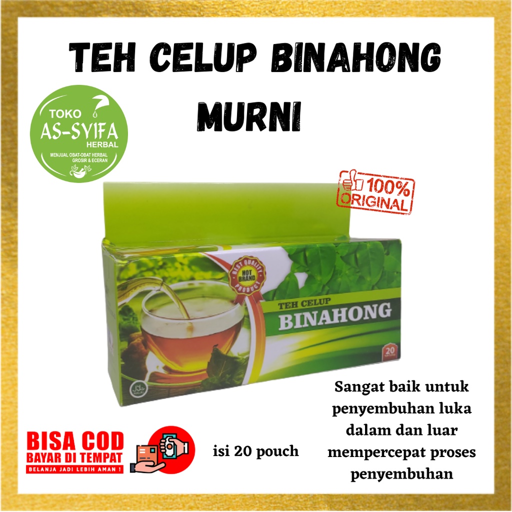 

Teh Celup Daun Binahong Murni Alami Darusyifa