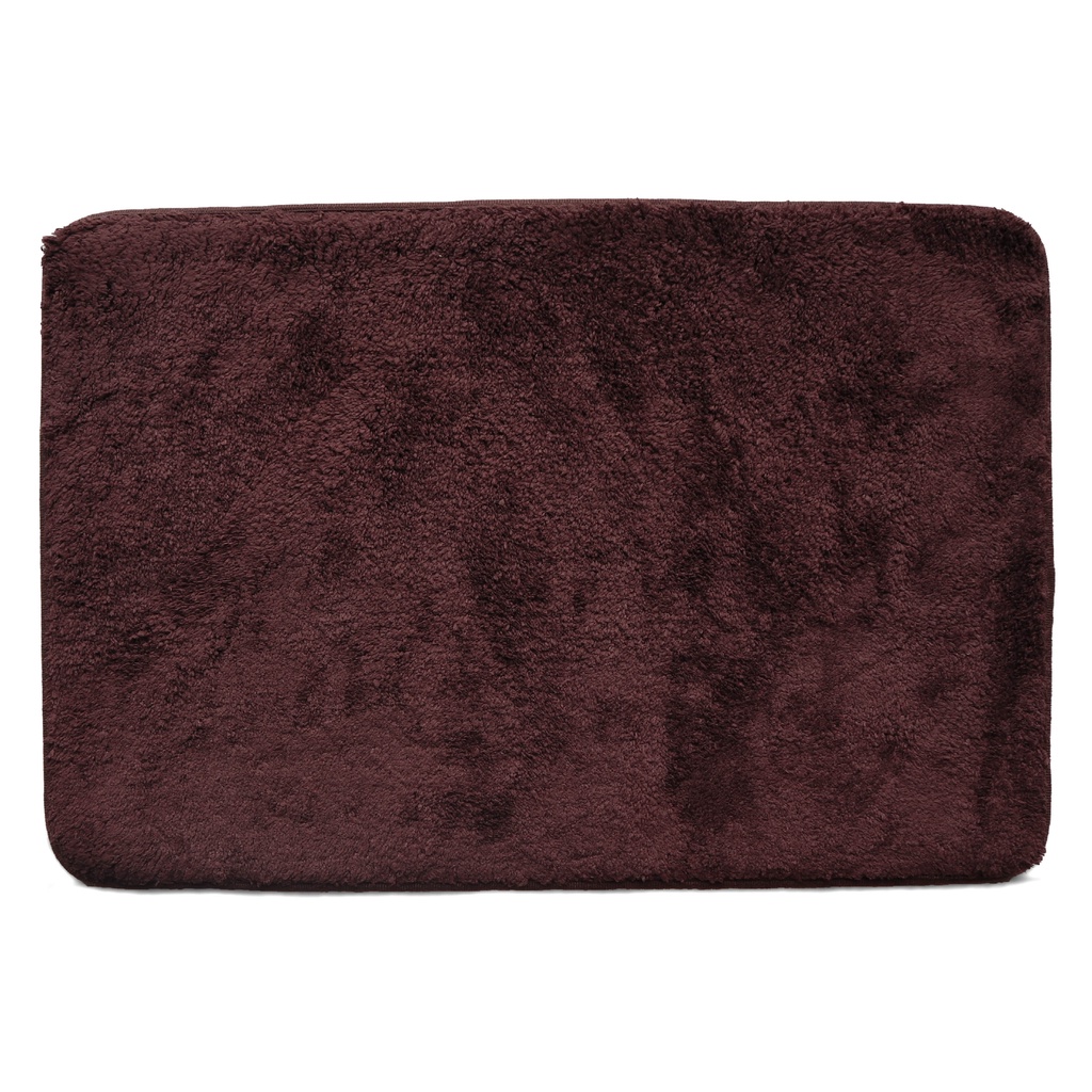Keset Bulu Microfiber Anti Licin 40 x 60 cm-Dark Brown