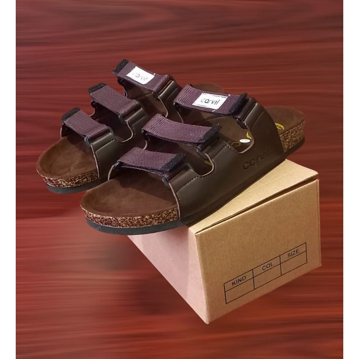 SANDAL SLIDE PRIA CASUAL SANDAL SLOP OUTDOOR TALI 3-1