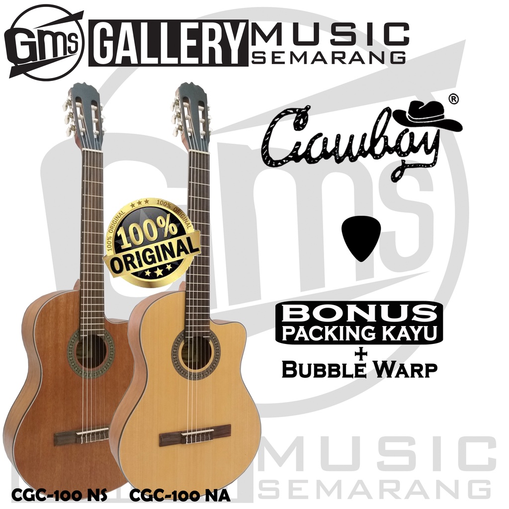 Gitar Cowboy Original CGC-100 NA CGC 100NS Gitar Klasik Import Merk Cowboy Original