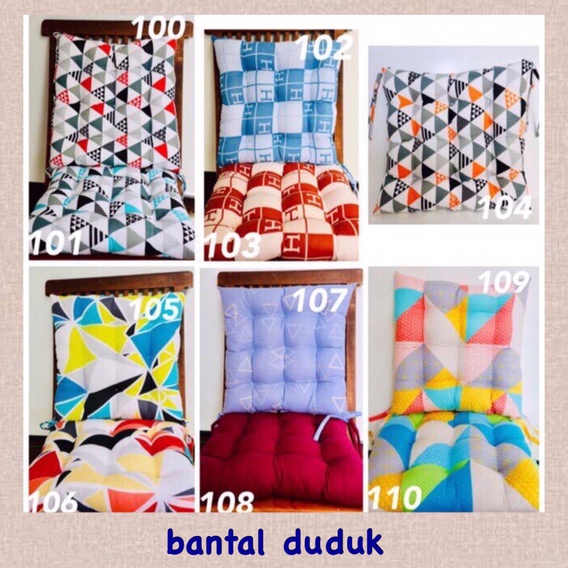 Alas Bantal duduk kursi sofa, majlis, mobil motor ukuran 40 cm empuk tebal motif custom motor