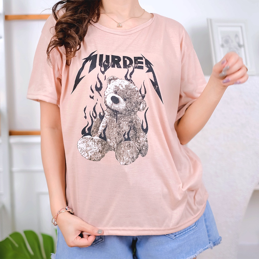 Kaos Oversize Wanita Murder / Kaos Oversize Wanita Murdes