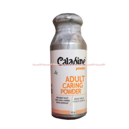 Caladine Powder 100gr Adult Caring Powders Bedak Gatal Dewasa Cegah Bau Badan Untuk Biang Keringat Bedak Bubuk Kaladin Kaldine Caladin Botol 100 gr