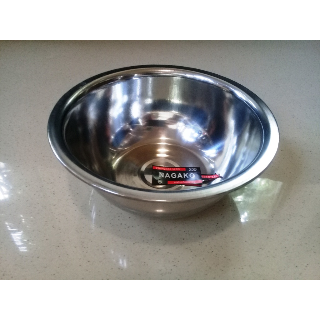 Mangkok  Baskom 14 cm Stainless Steel 555 - Nagako