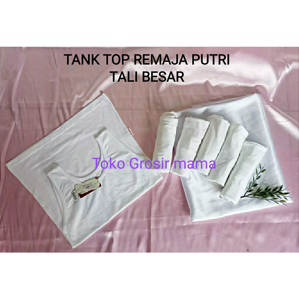 Kaos dalam singlet anak perempuan remaja katun polos Tank top anak perempuan remaja polos premium