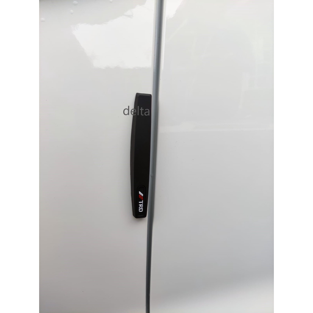 Door Guard karet/pelindung pintu mobil Tulisan timbul bukan sablon