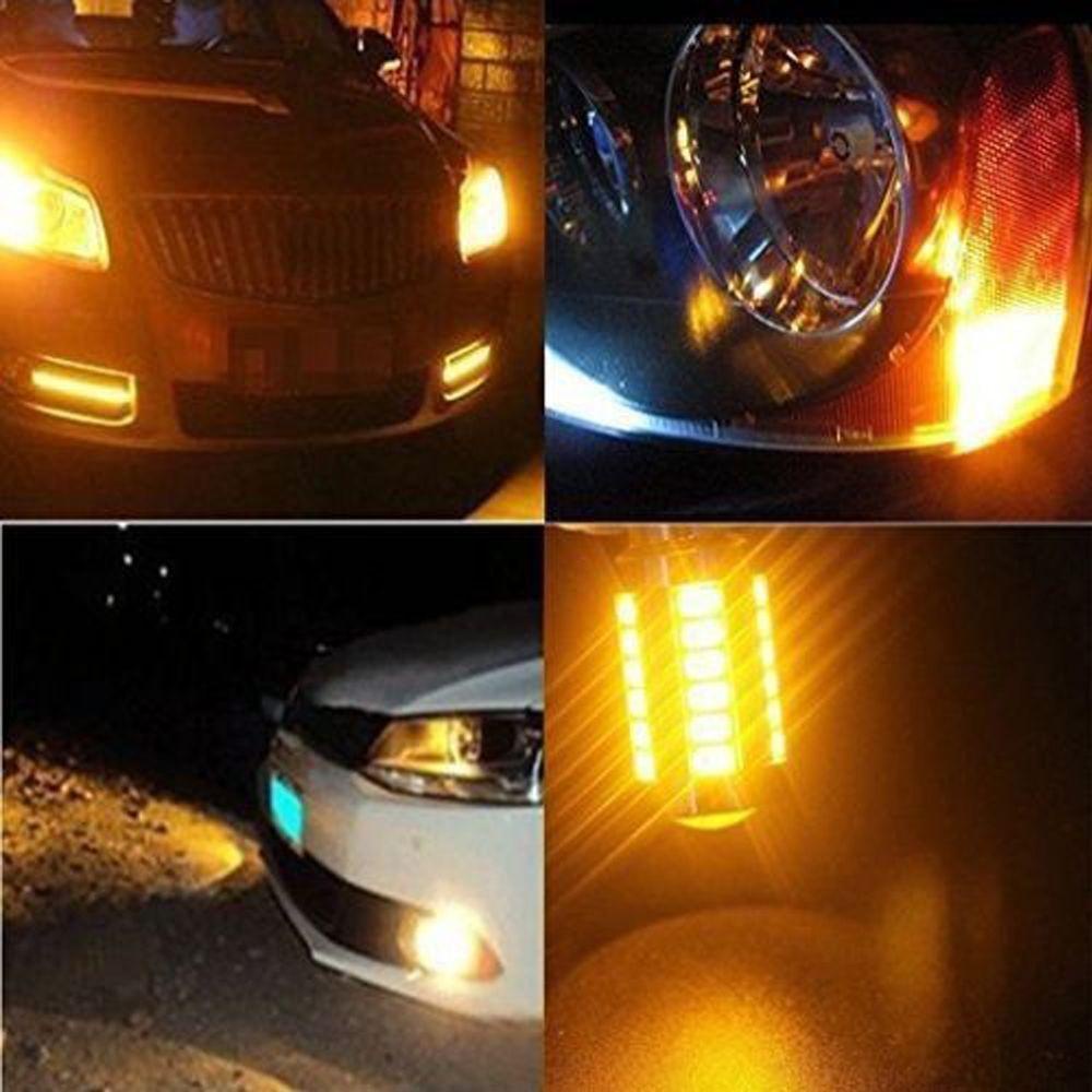 Lanfy Lampu Bohlam 2PCS/pack DC 12V Sein Lampu Parkir Lampu Kabut5730 33 SMD LED Bulb Headlight Bulbs