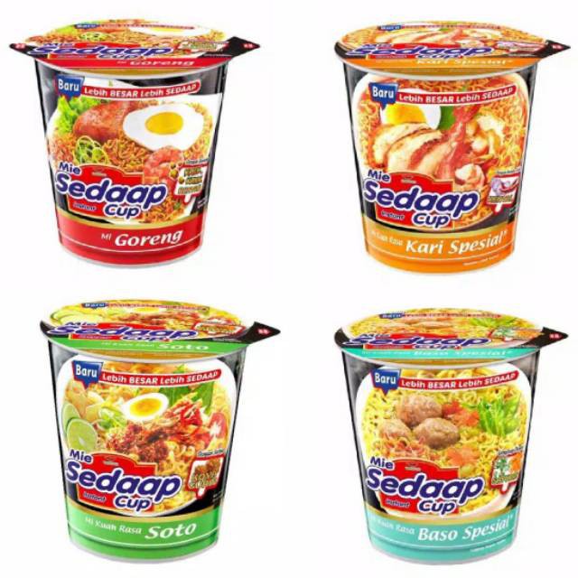 MIE SEDAAP INSTANT CUP 81 GRAM