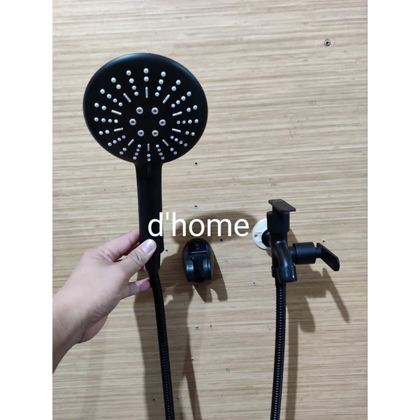 paket shower hitam,hand shower hitam,shower set hitam