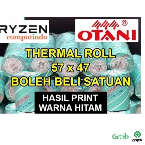

Kertas Kasir Struk Thermal Otani 57x47 Thermal Paper Roll 57 x 47