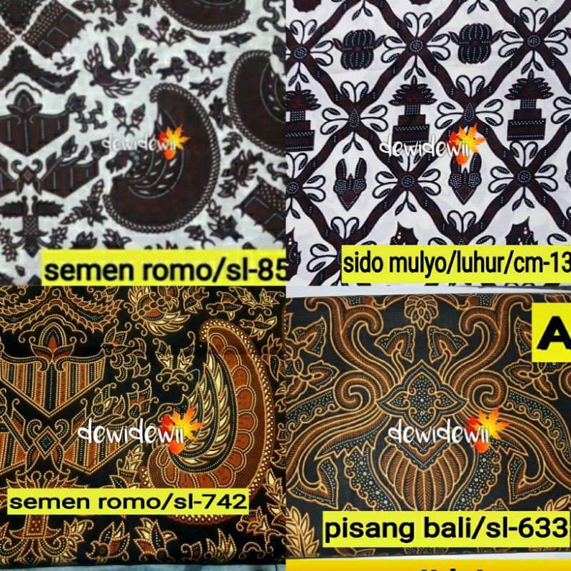 Jarik Polos Motif Batik, Lembaran. BANYAK PILIHAN MOTIF