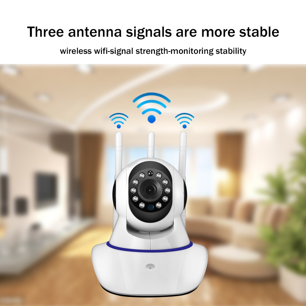 IP Camera 1080P Yoosee Cam CCTV 3 Antena Wireless Kamera Antenna Wifi