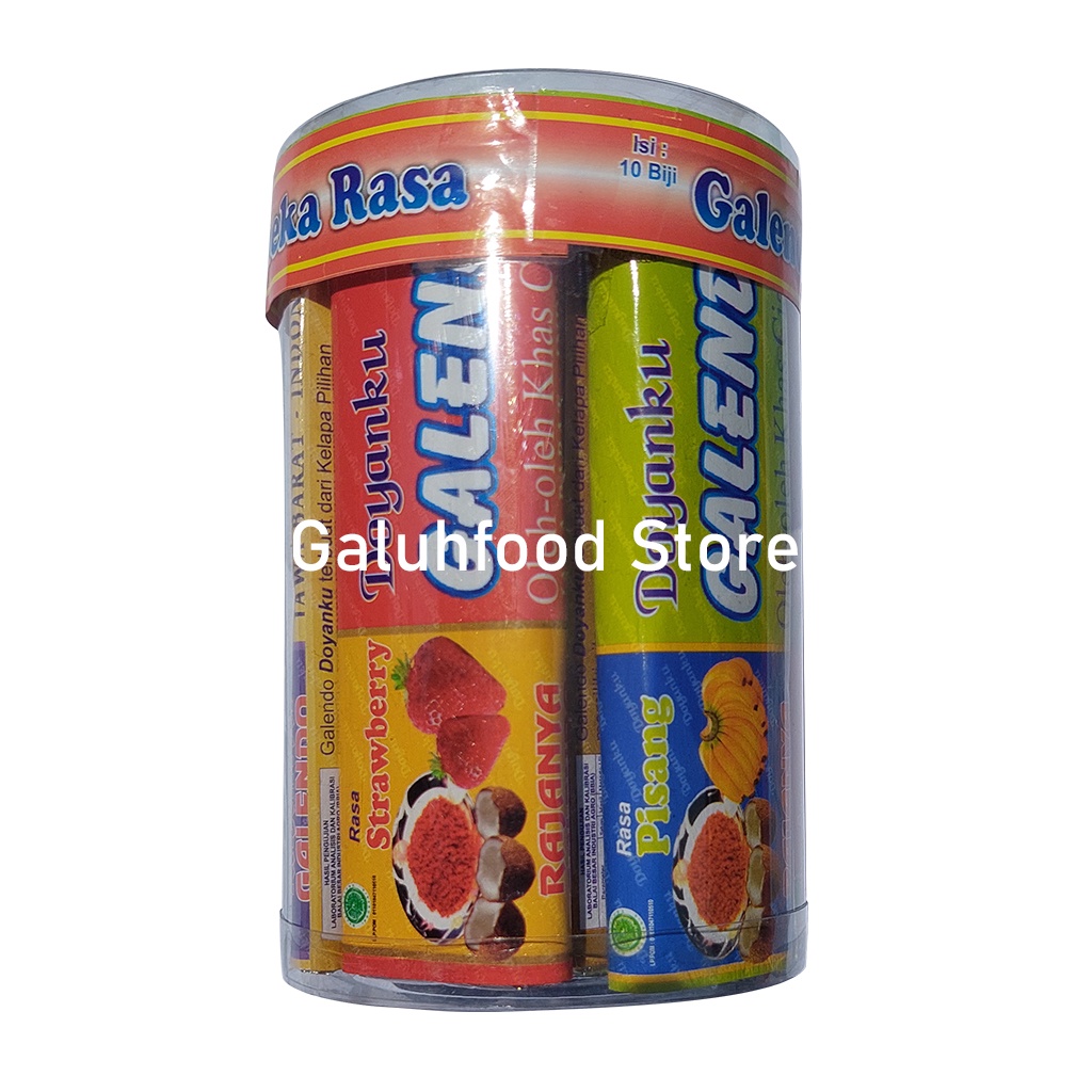 

Galendo Ciamis Aneka Rasa Padat Doyanku Toples Isi 10 pcs