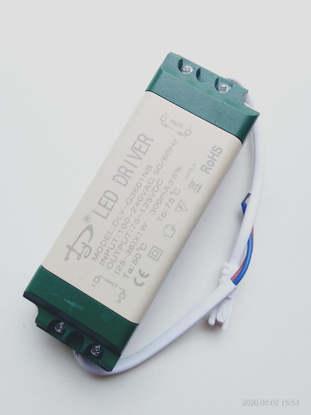 [DSP-9266] LED DRIVER CASING PLASTIK 25-36X1WATT 300 mA DLY-G3601NB