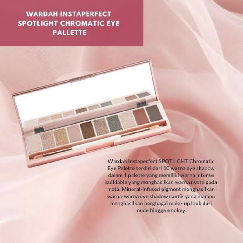 Instaperfect Spotlight Chromatic Eye Pallette Eyeshadow Pallet palet Wardah