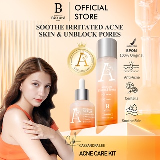 [COD] Premiere Beaute Acne Paket 2in1 Perawatan Wajah Berjerawat Serum + Toner dengan Kandungan BHA AHA