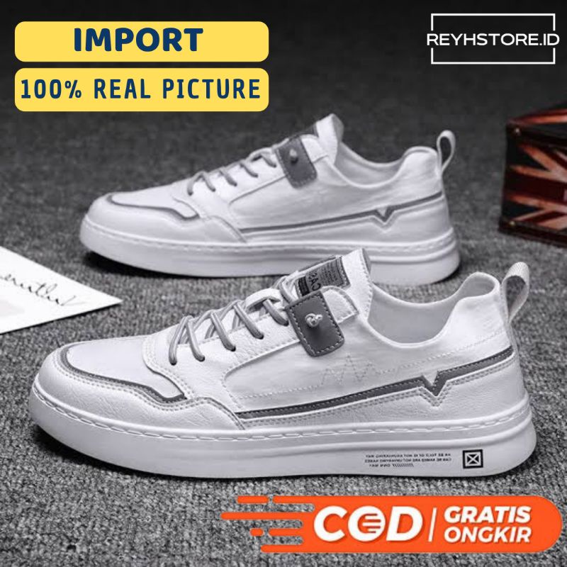 Sepatu Pria Sneakers Import LAZERT - Cassual Shoes - Spatu Olahraga Running Pria Keren - Sepatu Kasu
