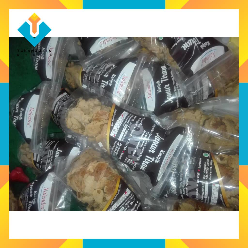 

COD Keripik Jamur Crispy Oven Grade B Cemilan Renyah Kripik Organik Tanpa MSG Kemasan Pouch 250gr