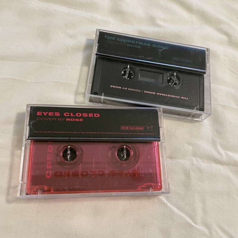 Rosé - eyes closed & the christmas song cassette - Blackpink bp rose cd album