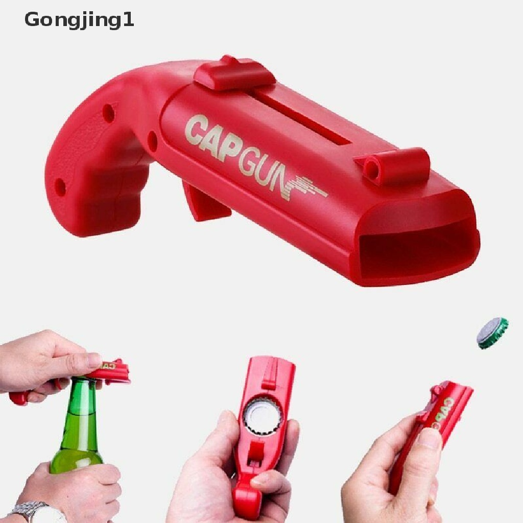 Gongjing1 Alat Pembuka Botol / Kaleng / Bir Bentuk Pistol Portable