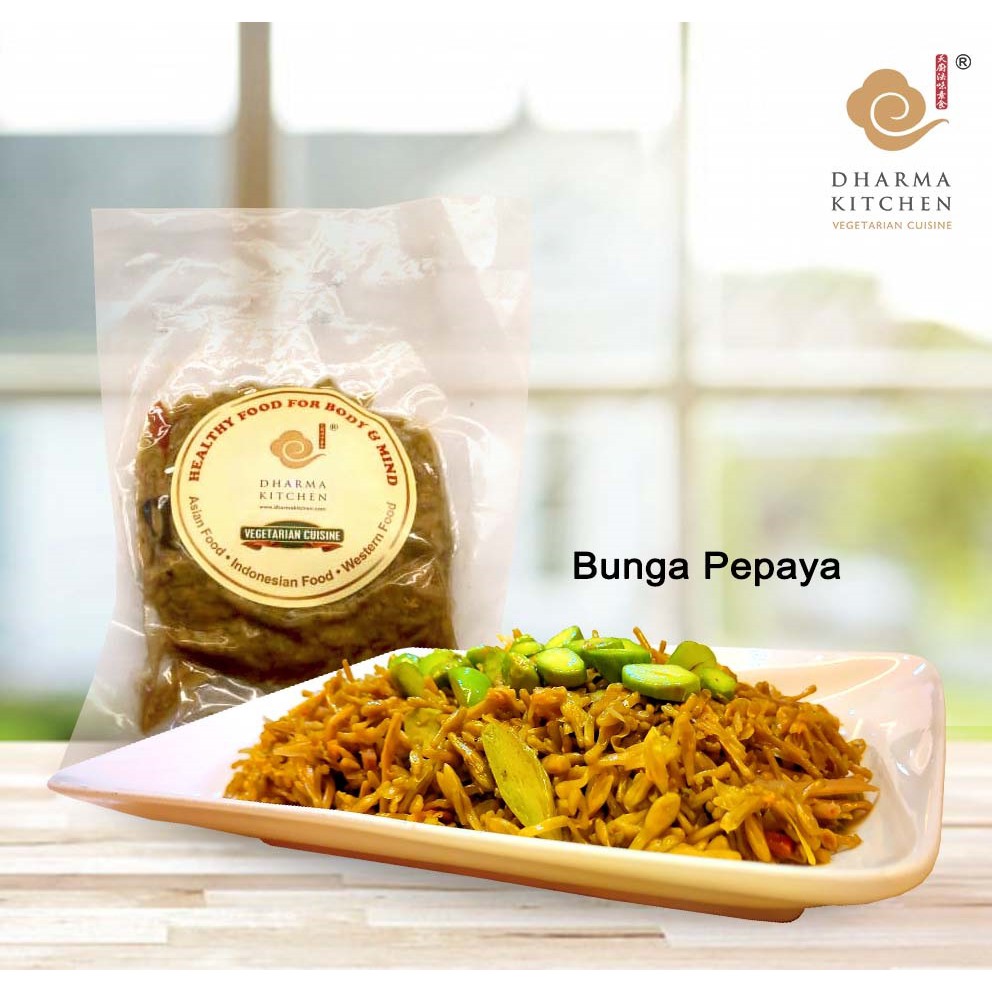 

Dharma Kitchen - Bunga Pepaya Vegetarian - Frozen Healty Food