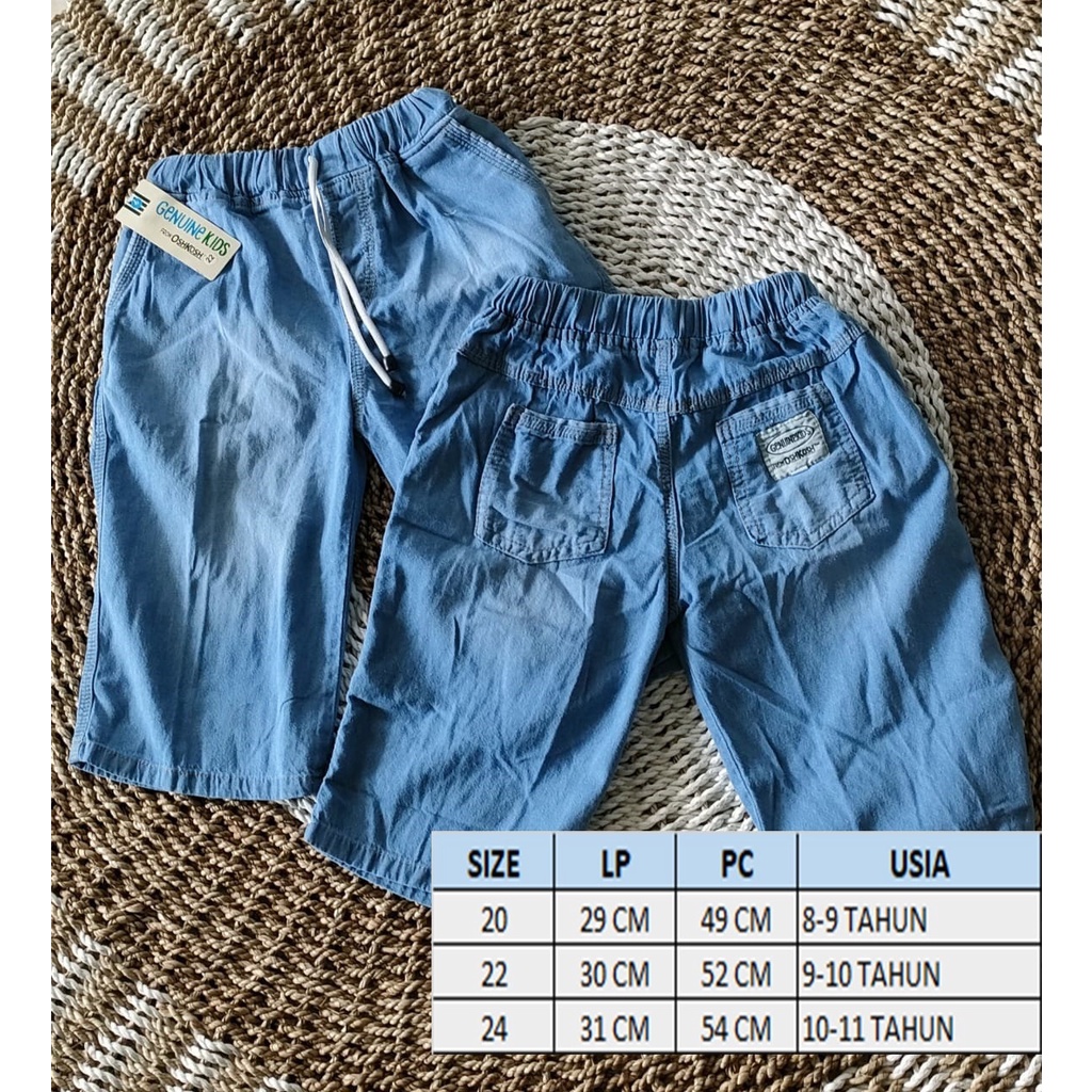 COD CELANA JEANS PENDEK ANAK RIB PREMIUM/ OSHBOSSPREMIUM-4