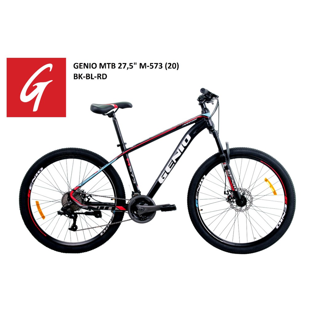 TERBARU Sepeda Gunung MTB Genio 573 FrameAlloy 2x9speed HD